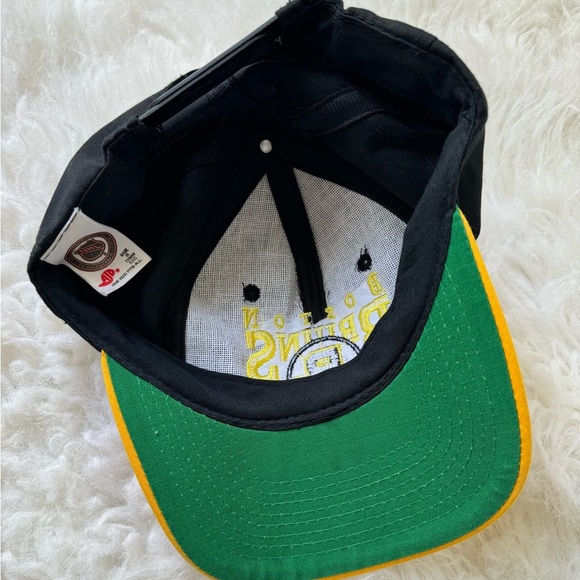 VTG '90s AJD Boston Bruins NHL Snapback Hat Cap - Picture 5 of 5